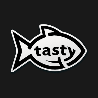 Tasty Fish B&W Basic T-Shirt