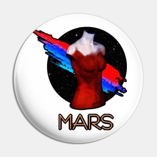 Heavenly Bodies- Mars Pin