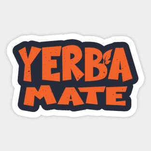 Yerba Mate Gourd and Thermos T-Shirt and Sticker Sticker for Sale by  yerbmatea