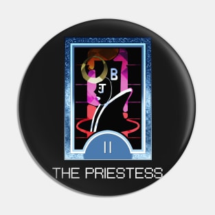 The Priestess Arcana Tarot Card Pin