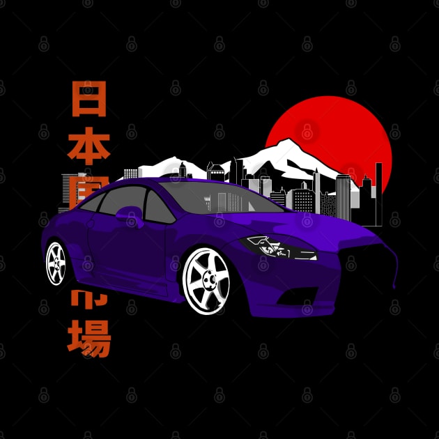 Mitsubishi Eclipse 4 Retro Style by Rebellion Store