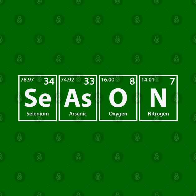 Season (Se-As-O-N) Periodic Elements Spelling by cerebrands