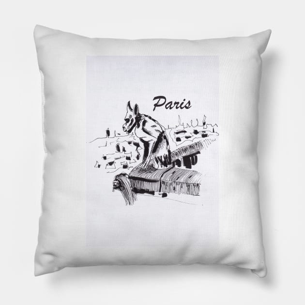 Notre Dam de Paris Pillow by PolSmart