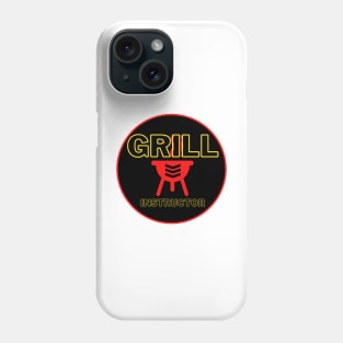 Grill Instructor, Barbeque god Phone Case