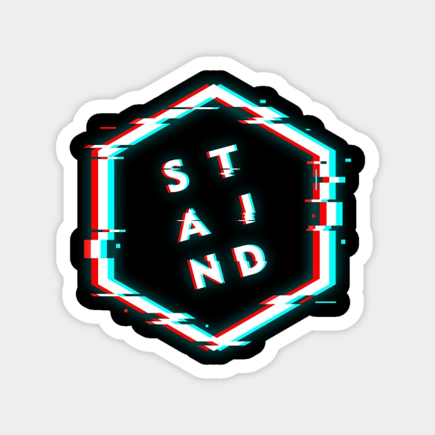 STAIND POLYGON GLITCH Magnet by BELLASOUND