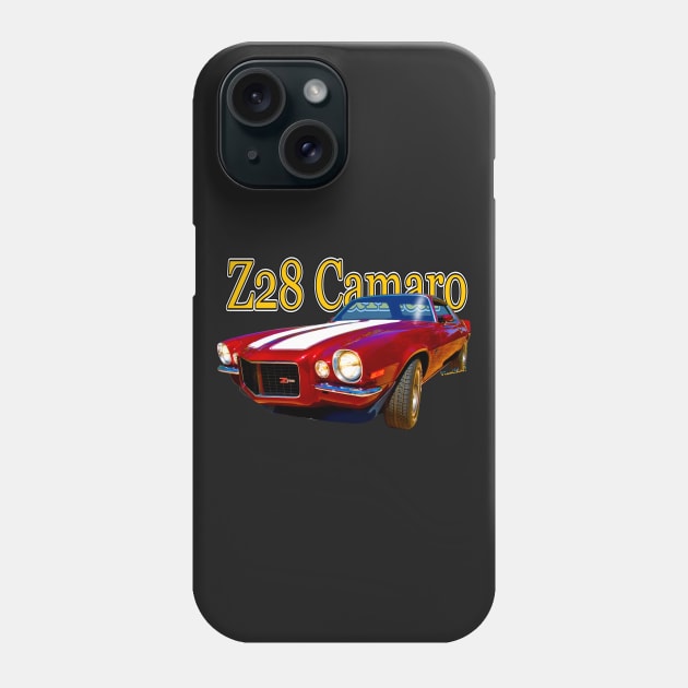 1971 Z28 Camaro HDR Phone Case by vivachas