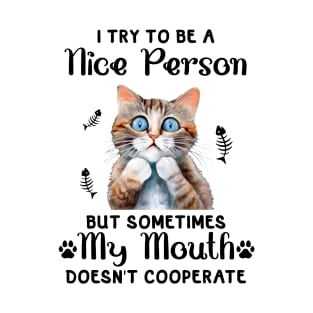 I Try To Be A Nice Person T-Shirt