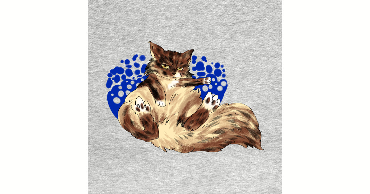 Maine Coon Cat Toon Cute Kittens Sticker Teepublic