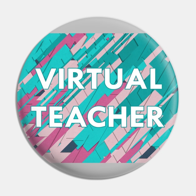 Virtual Teacher Shirt & else, Online education, Best Teacher gift Pin by Polokat