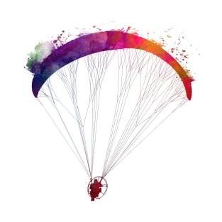 Paraglider sport art #paraglider T-Shirt