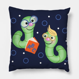 Book Worm / Glow Worm / Friends Pillow