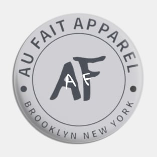 Au Fait Brooklyn New York Gray Pin