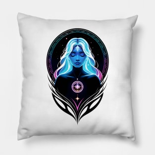 Meditation Girl 05 Pillow