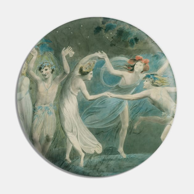 William Blake painting of fairies in A Midsummer Night's Dream Pin by Le petit fennec