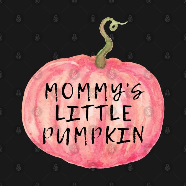 Watercolor Mommy's little pumpkin by Mplanet