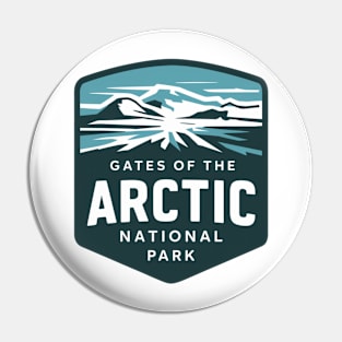 Gates of the Arctic National Park Landscape Emblem Pin