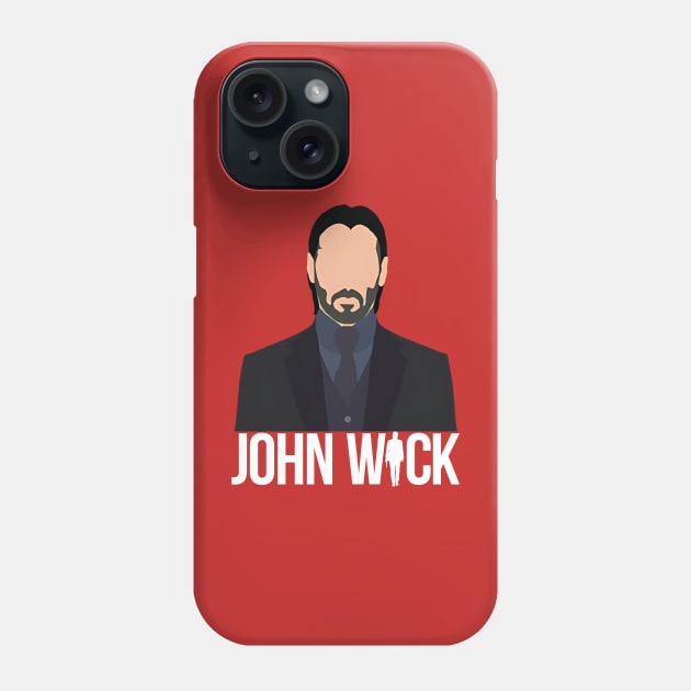 John Wick Cartoon Style Phone Case by Arrow