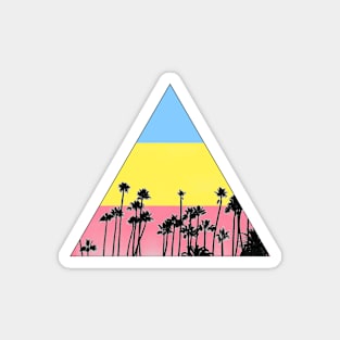 Pansexual Pride - Palm Trees Magnet