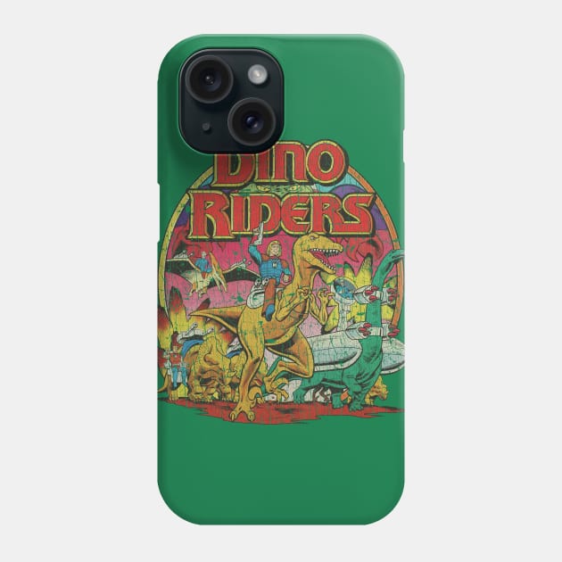 Dino-Riders The Adventure Begins 1988 Phone Case by JCD666