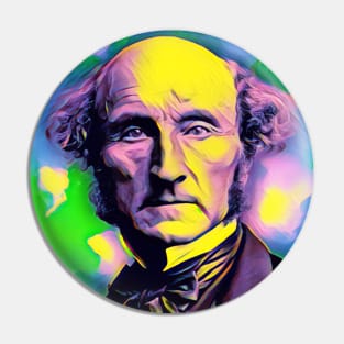 John Stuart Mill Portrait | John Stuart Mill Artwork 6 Pin