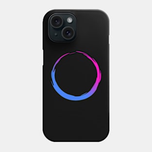 Circular Abstract Brush Phone Case