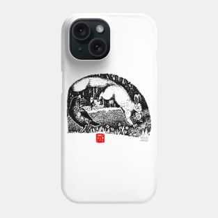 Urban Wildlife - Squirrel and Crow Phone Case