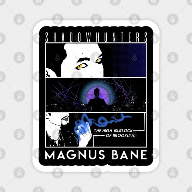 Magnus Bane - Shadowhunters Magnet by Ddalyrincon