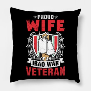 Proud Wife Of An Iraq War Veteran Happy Day Me You Husband Pillow