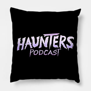 Haunters Podcast logo Pillow