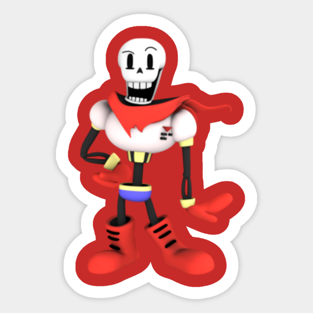 Undertale Papyrus Undertale Sticker Teepublic Please wait while your url is generating. undertale papyrus