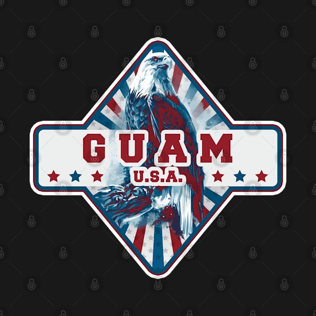 State of Guam american eagle by SerenityByAlex