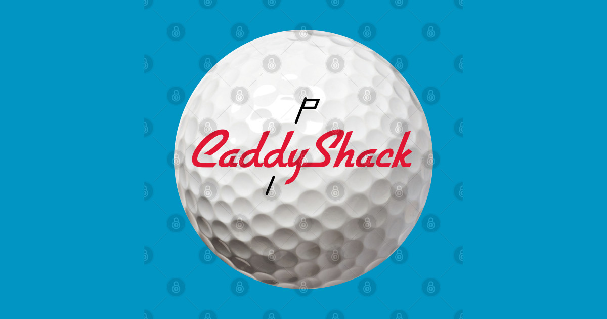 Caddyshack Golf Ball Caddyshack Logo Sticker TeePublic