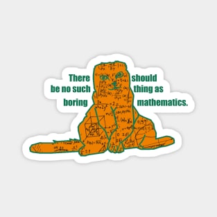 Cat Math Magnet