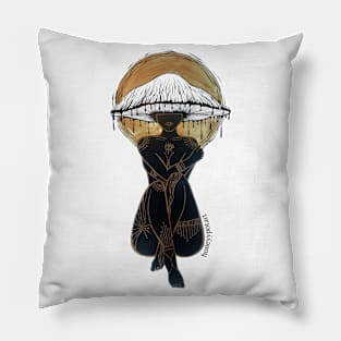 Mushroom Goddess Pillow