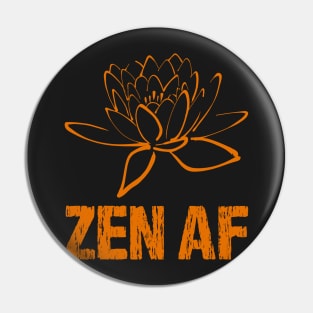 Zen AF Lotus Flower Pin