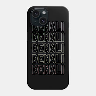 Denali Name Pattern Phone Case