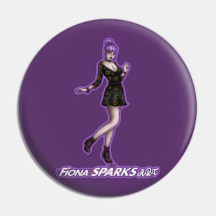 Fiona Sparks Art Pin
