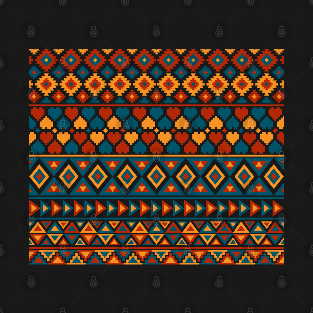 Aztec Colorful Pattern by TheArtism