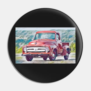 Classic 1953 Ford F100 Pick Up Truck Pin