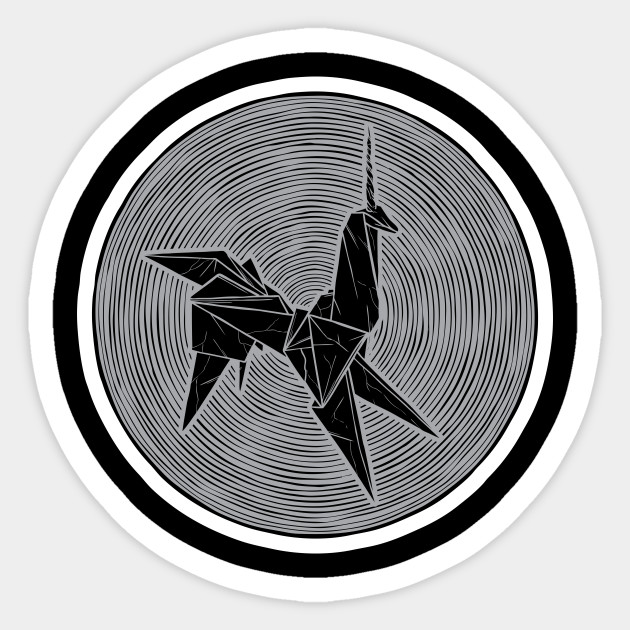 Blade Runner Origami Unicorn