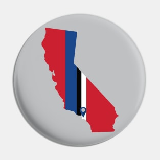 LA Basketball Pin