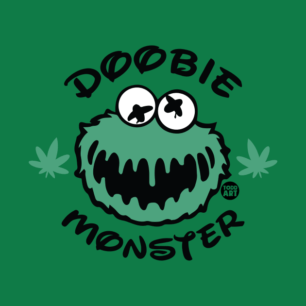 doobie monster by toddgoldmanart