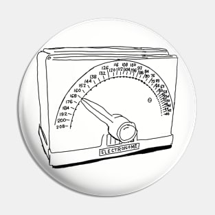 Old School Metronome Pin