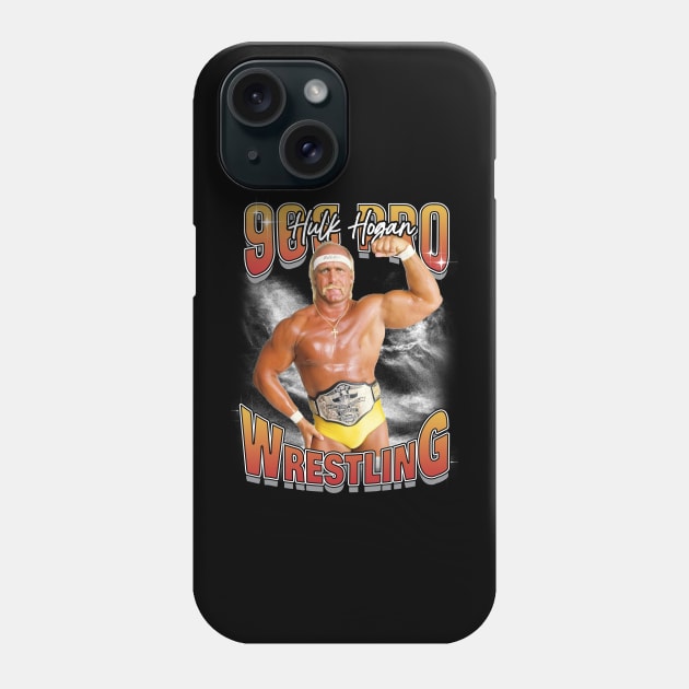Hulk Hogan 90s Pro Wrestling Phone Case by Sakonipopart