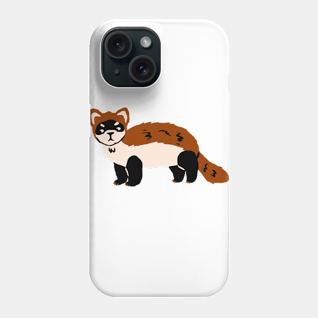 ferret lover, cute ferret, ferret pet, animals- black footed ferret Phone Case by bansalriya