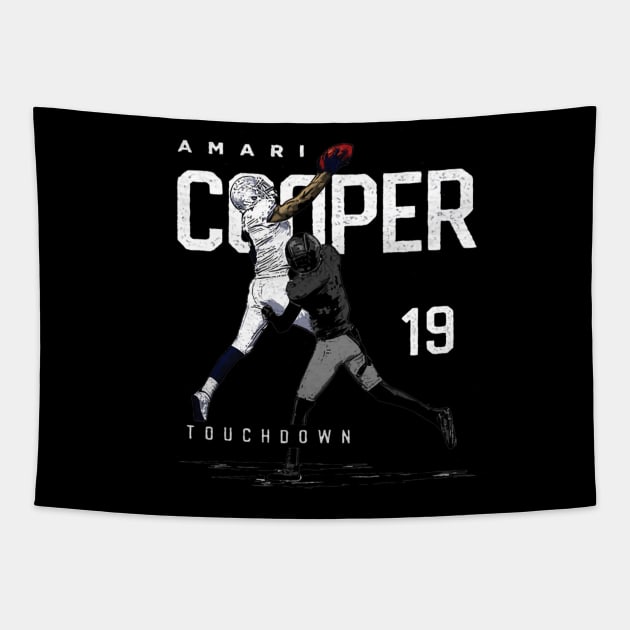 Amari Cooper Dallas Touchdown Tapestry by MASTER_SHAOLIN