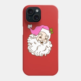 pink santa Phone Case