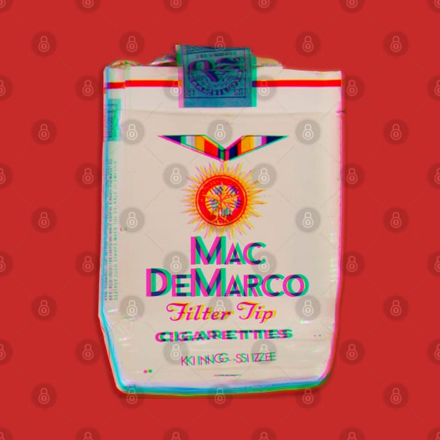 Mac DeMarco Vintage Cigarette Pack Glitched by chilangopride