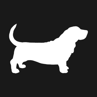 Basset Hound Silhouette(s) T-Shirt