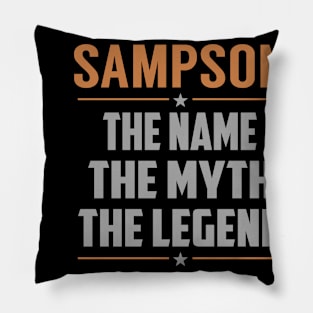 SAMPSON The Name The Myth The Legend Pillow